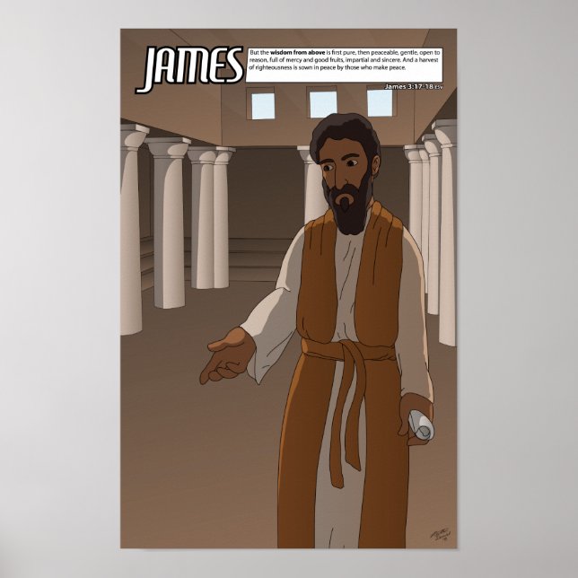 By Faith Series - James Poster 11" x 17" (Front)