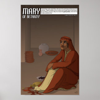 By Faith Series - Mary of Bethany 11" x 17" Poster