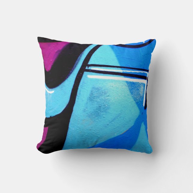 by. Frank Mothe Throw Pillow (Front)