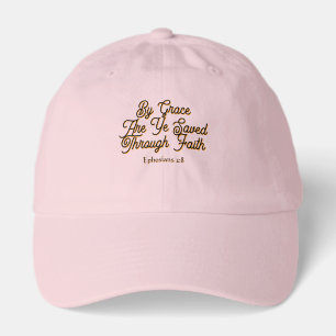 By Grace are Ye Saved Ephesians 2 Scripture Hat