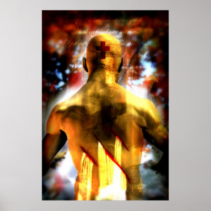 By His Stripes Poster