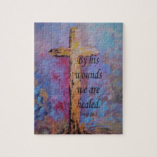By His Wounds We Are Healed Jigsaw Puzzle