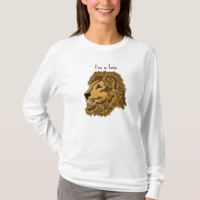 BY- I'm a Leo lion Shirt (Front)