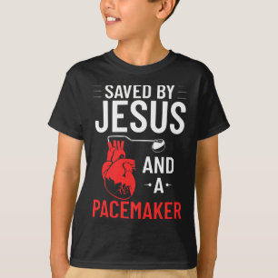 By Jesus And A Pacemaker Heart Disease Awareness T-Shirt