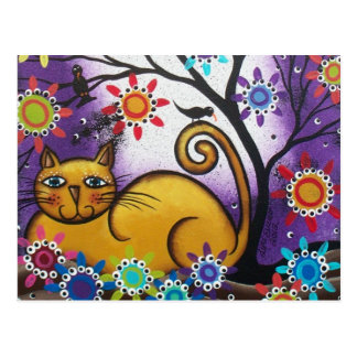 Day Of The Dead Cat Postcards | Zazzle