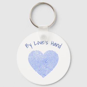 By Love's Hand Fingerprint Keychain