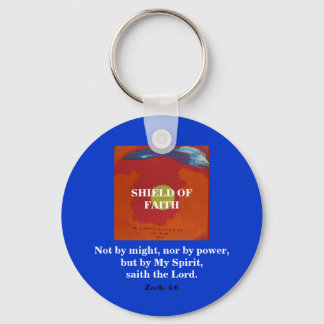 BY MY SPIRIT/SHIELD OF FAITH KEYCHAIN