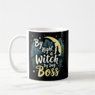 By Night Witch By Day Boss Halloween Women's Coffee Mug