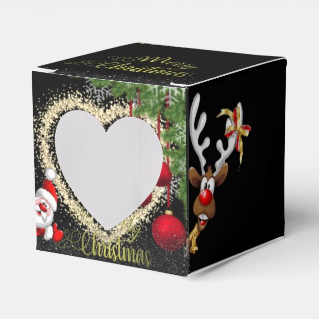 by Papa Noel with purine Favor Boxes (Front Side)