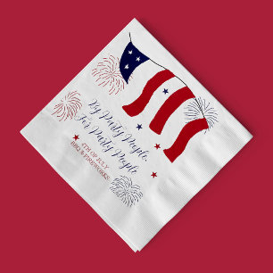 By Party People, For Party People 4th of July Napkins