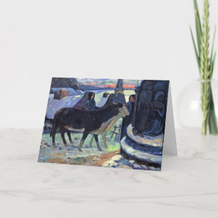 By Paul Gauguin (Best Quality) Holiday Card