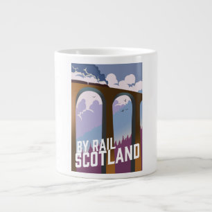 By Rail Scotland Giant Coffee Mug
