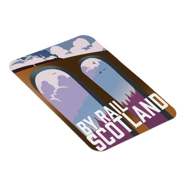 By Rail Scotland Magnet (Right Side)