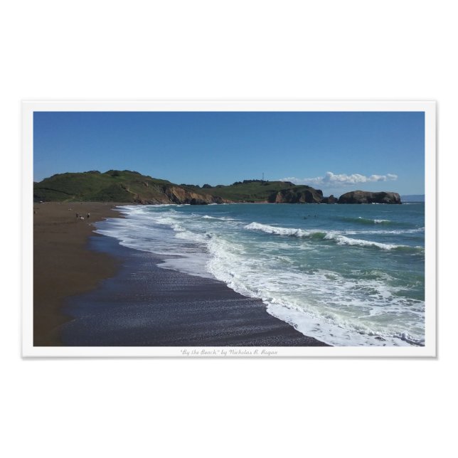 "By the Beach," Nature Decor Photo Print (Front)