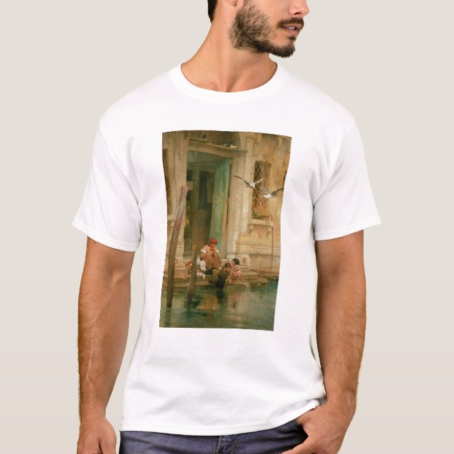 By the Canal, Venice T-Shirt (Front)