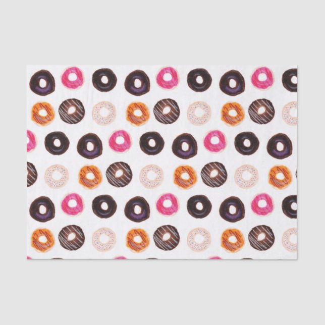 By the Dozens - Donuts Tissue Paper (Front)