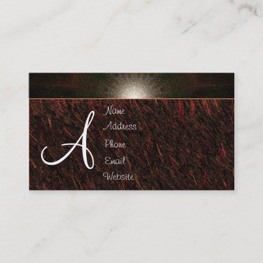 Customizable By The Fire Light Business Card