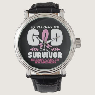 By The Grace God Im A Survivor Breast Cancer Watch