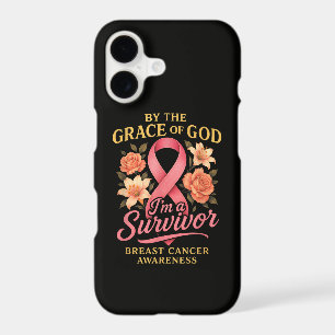 By The Grace Of God Breast Cancer Survivor Faith iPhone 17 Case