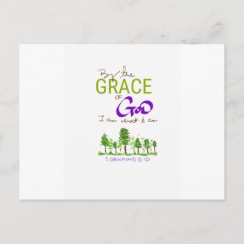 By The Grace Of God I Am What I Am Postcard by CreativeMastermind at Zazzle