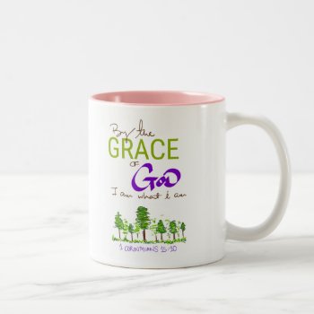 By The Grace Of God I Am What I Am Two-tone Coffee Mug by CreativeMastermind at Zazzle