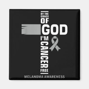 By The Grace of God Im Melanoma Cancer Survivor Magnet