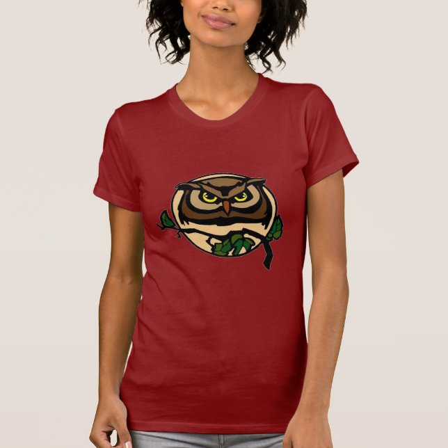 By the Light of the Moon Owl T-Shirt (Front)