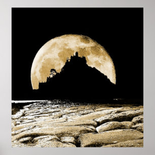 By the light of the sepia moon poster