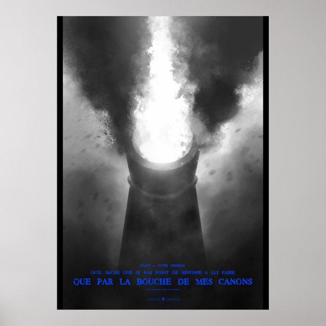 By the mouth of my cannons poster (Front)