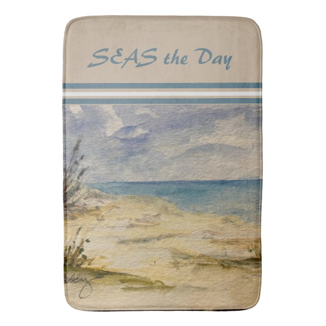 By the Sea Bath Mat (Front Vertical)