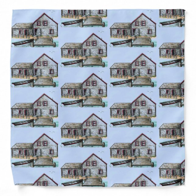 By The Sea beach Bandana (Front)