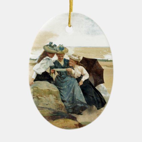 By the Sea Ceramic Ornament