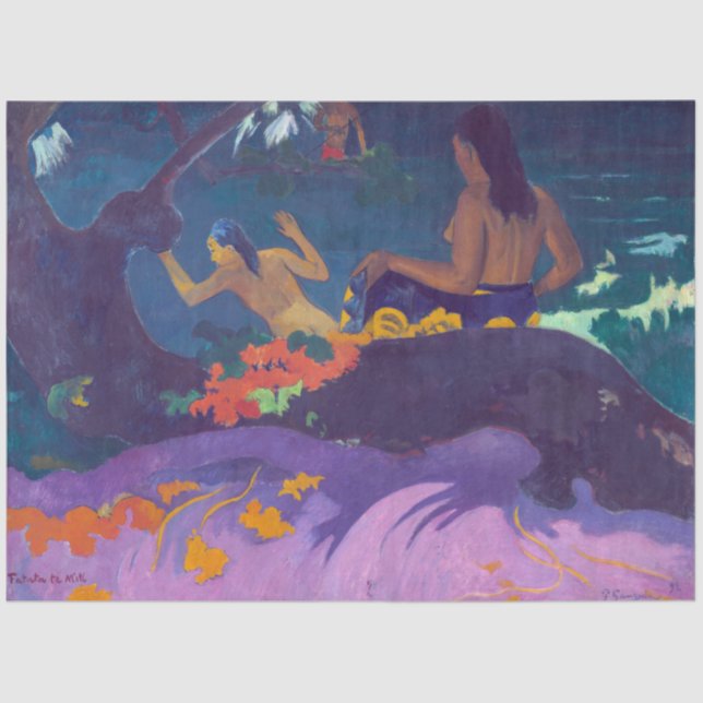 By the Sea, Gauguin Tissue Paper (Front)