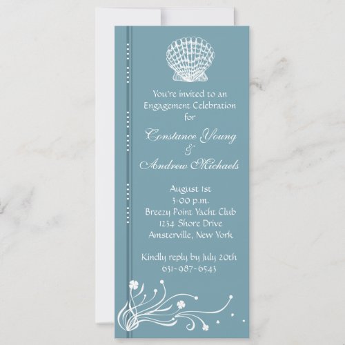 By the Sea Invitation
