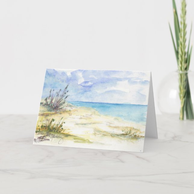 By the Sea Note Card (Front)