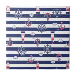 By The Sea Pattern Ceramic Tile