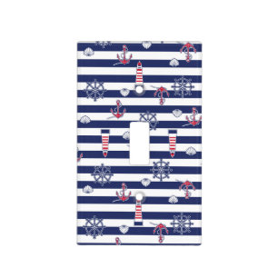 By The Sea Pattern Light Switch Cover