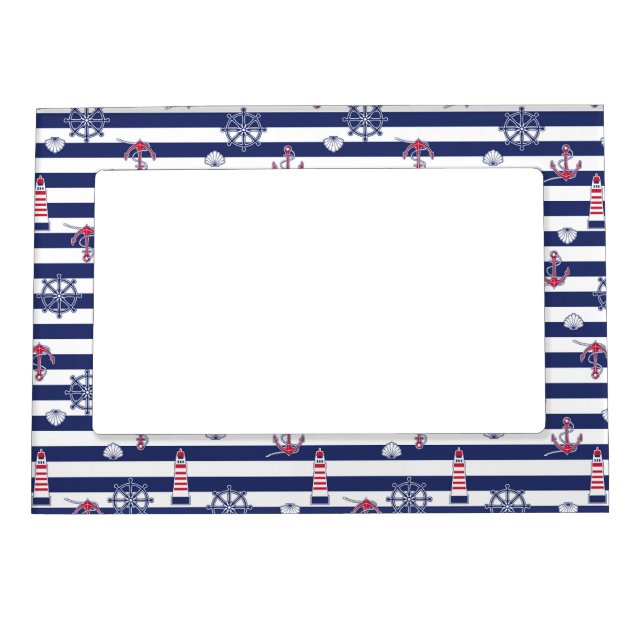 By The Sea Pattern Magnetic Frame (Front)