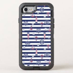 By The Sea Pattern OtterBox Defender iPhone SE/8/7 Case