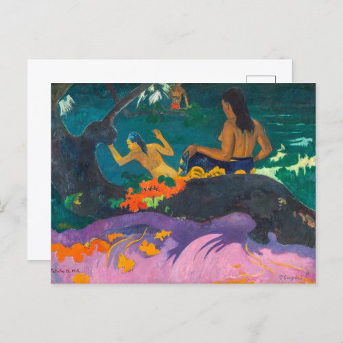 By the Sea  Paul Gauguin  Photo Print Postcard