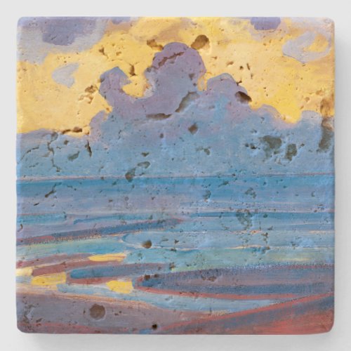 By the Sea  Piet Mondrian  Stone Coaster