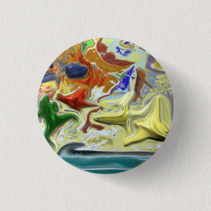 By the Sea Pinback Button