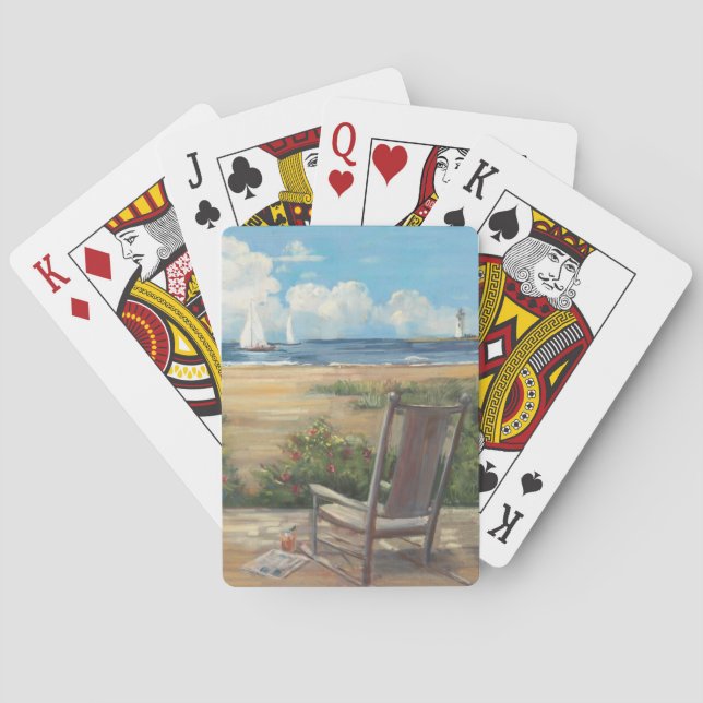 By the Sea Poker Cards (Back)
