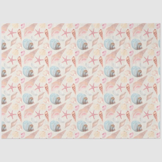 By the Sea Series Design 10 Tissue Paper (Front)