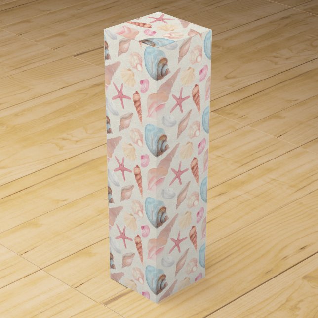 By the Sea Series Design 10  Wine Box (Front)