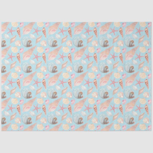 By the Sea Series Design 9 Tissue Paper (Front)