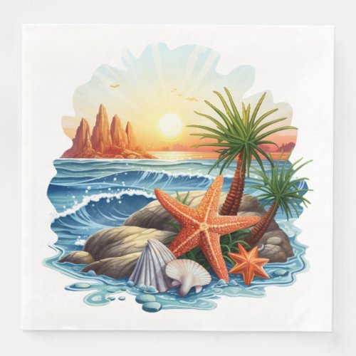 By The Seashore  Paper Dinner Napkins