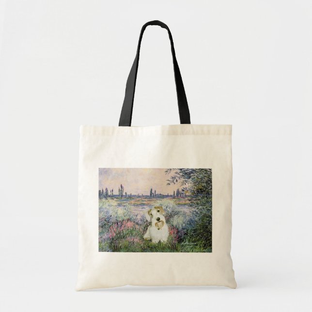 By the Seine - Sealyham Terrier Tote Bag (Front)