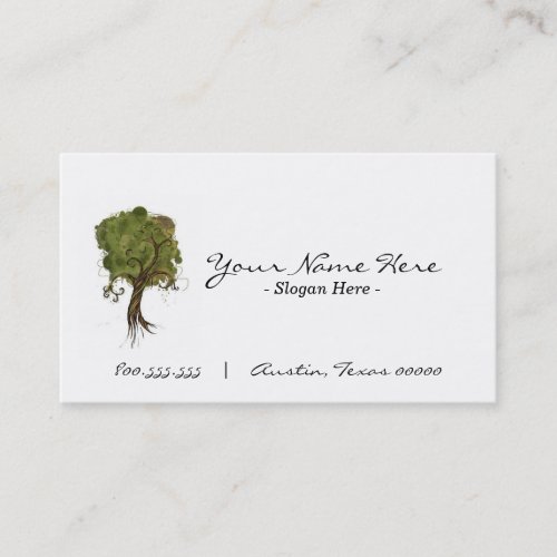 "By The Tree"  Business Card