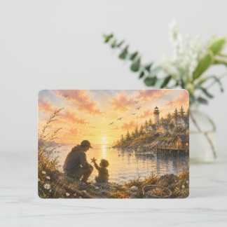 By the Water's Edge Father's Day Card